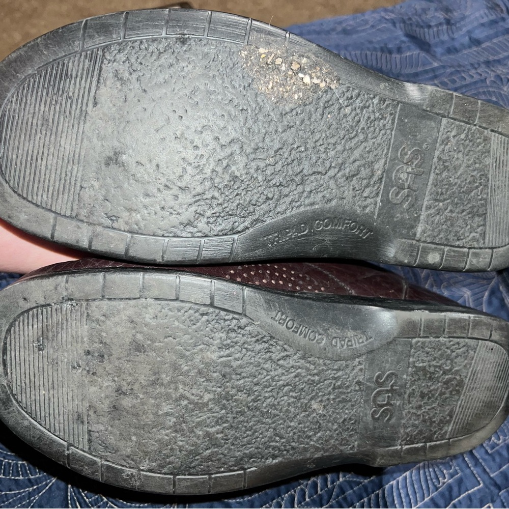 Men’s SAS brown leather shoes - Picture 2 of 5